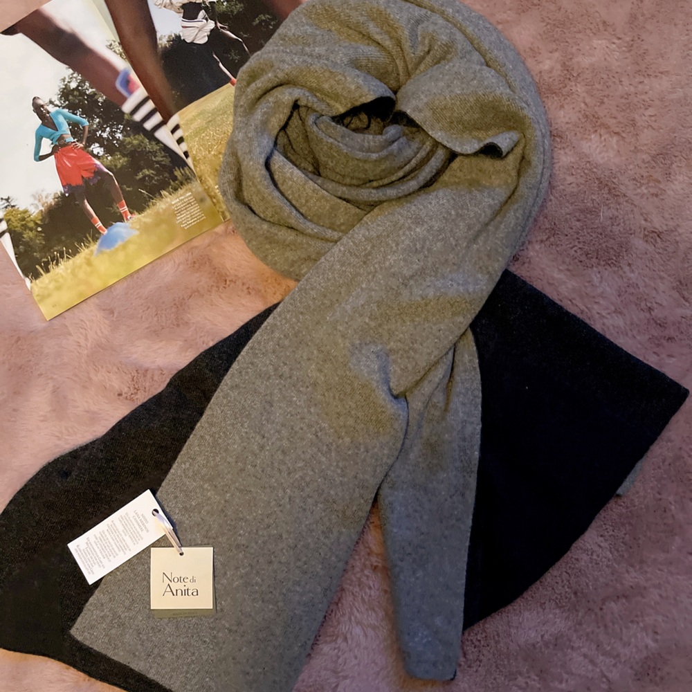 NWT NOTE DI ANITA WOOL/CASHMERE COMFORT WINTER SCARF
